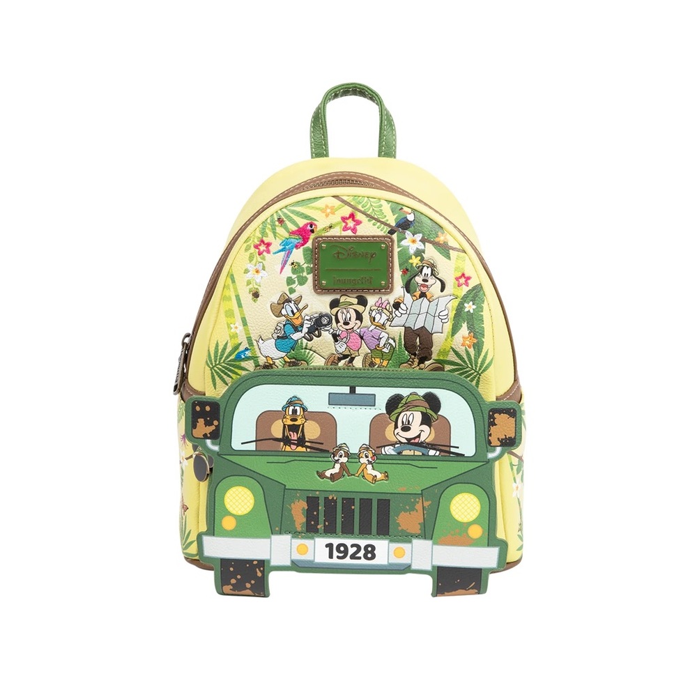 Loungefly Disney Mickey safari mini backpack NWT